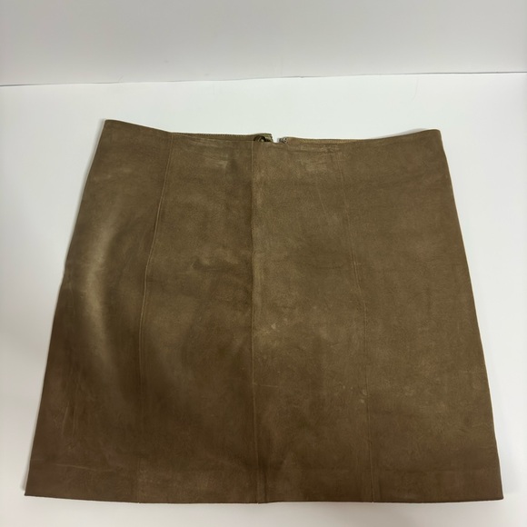 POLO RALPH LAUREN 100% COW LEATHER SKIRT SIZE 4 - Picture 1 of 5